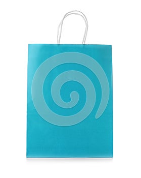 Mockup of paper shopping bag