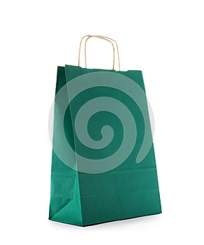 Mockup of paper shopping bag