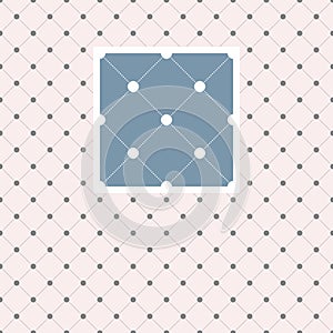 Mockup seamless pattern in the style of capitonne capitone