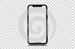 Mockup smart phone 14 generation vector and screen Transparent and Clipping Path isolated photo