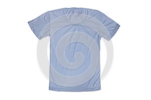 Mockup of a template of a woman& x27;s t-shirt on a white background