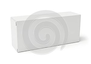 Mockup of a white rectangular object for design and presentation purposes