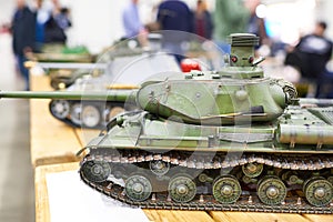 Model IS-2 soviet heavy tank on radio control