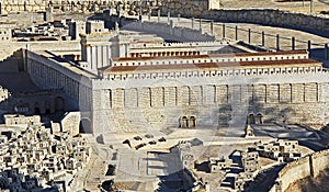 Model of Ancient Jerusalem Focusing on the Temple Mount