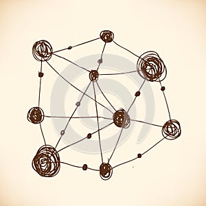 Model of atom. Atomic lattice. Structure