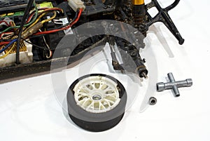 Model car wheel