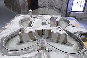 Model of of the castillo de la Real Fuerza.