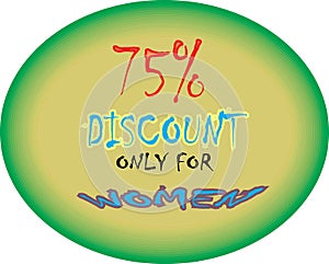 Model coller 75% discount only for women model button icon images