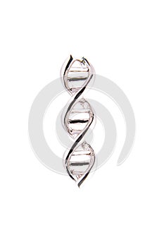 model DNA structure isolated on white background. 3D illustration