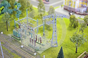 Model of electric substation