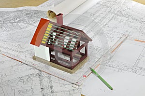 Model of house photo