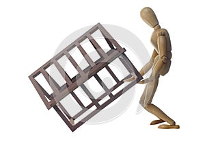 Model of house and dummy