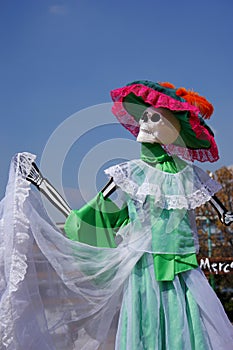 Model, day of the dead in mexico city I photo