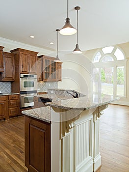 Model Luxury Home Interior Kitchen counter