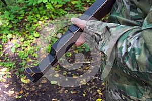 Model of the machine in the hands of the tactical operations during the fighting