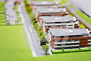 Model of modern block of flats