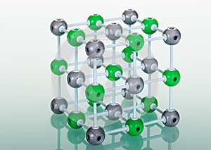 Model of NaCl molecular structure