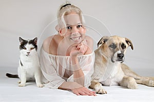 Model With Pets