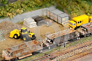 Model railroad construction