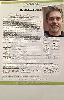 Model Release Document