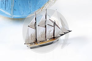 Model sail baot