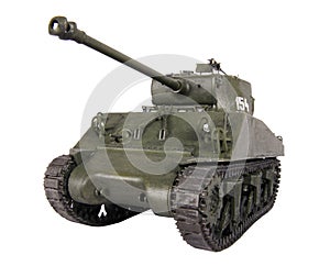 Model of Sherman tank