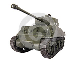 Model of Sherman tank photo