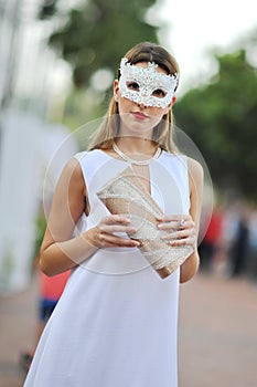 Model showcasing White Moon accessories and jewelries during Singapore Yacht Show at One Degree 15 Marina Club Sentosa Cove