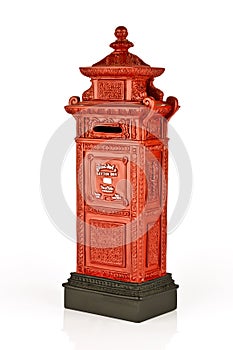 Model of Thai style post box