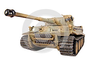 Model of Tiger tank