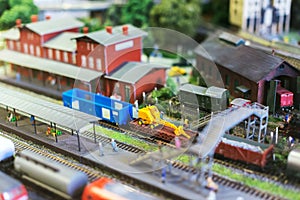 Model of train.