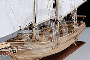 Model of vessel