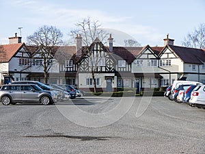 The model  village of Port Sunlight, created by William Hesketh Lever for his Sunlight soap factory workers in 1888.