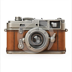 Model of a vintage camera, AI generated