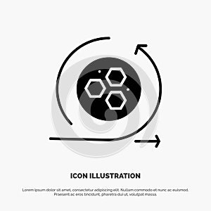 Modeling, Api, Modeling, Science solid Glyph Icon vector