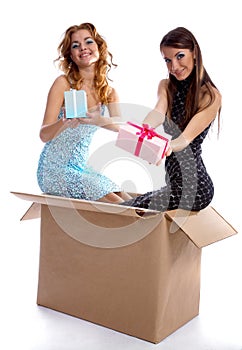 Models with presents