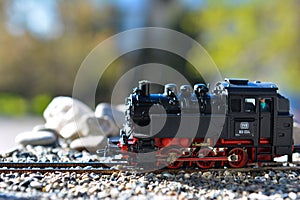 Models of the railroads Roco, steam locomotive BR80