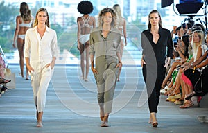 Models walk the runway for Acacia Resort 2019 during Paraiso Fashion Fair