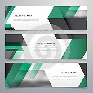 Moden business banners vector background photo
