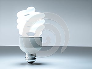 Modern 3D cfl lightbulb design