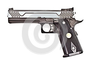 Modern .45 semi automatic handgun