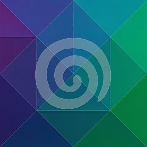 A modern abstract background with a cool-toned low poly pattern vector design Generative AI