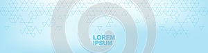 Modern abstract background with triangle and hexagon shapes pattern. Triangular geometric texture for header, web banner