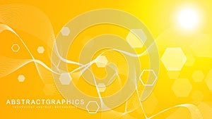 Modern abstract background with triangle and hexagon shapes pattern. Triangular geometric texture for header, web banner