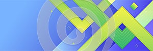 Modern abstract colorful blue green gradient vibrant wide web banner background. Vector illustration design for presentation,