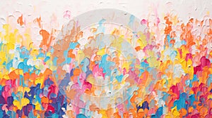 Modern abstract colorful paint splash wall art