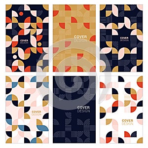 Modern abstract covers set, minimal covers design.