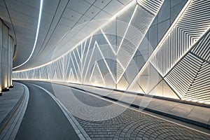 Abstract modern design elements lines 3D render