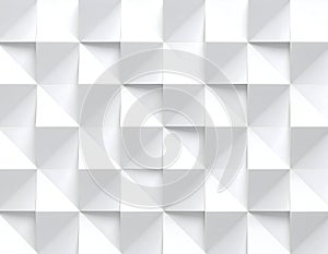 Abstract White Geometric Pattern Background