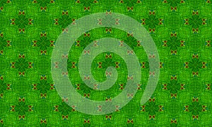 Modern abstract elegant damask geometric background pattern, royal green texture pattern